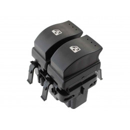 Bouton lève-vitre avant gauche Renault Clio 2 Mégane Laguna Trafic Scenic BF-BLVnoir