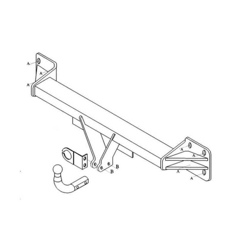 Attelage pour Audi Q7 Vw Touareg Porsche Cayenne 2901R