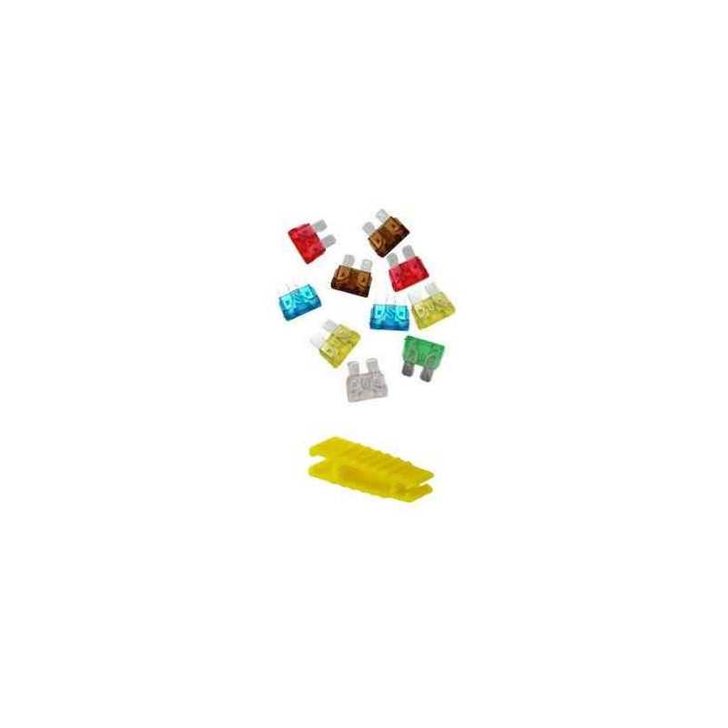 Assortiment 10 Fusibles taille standard avec pince 99BE001E Assortiment 10 Fusibles taille standard avec pince 99BE001E