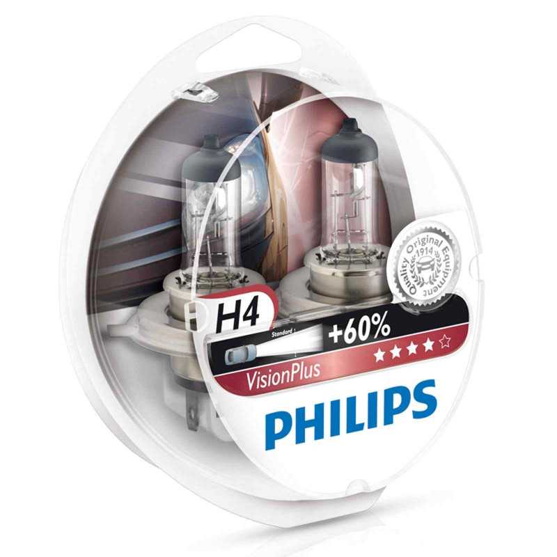 Coffret 2 ampoules H4 55w/60 Vision plus 12342VPS2 Coffret 2 ampoules H4 55w/60 Vision plus 12342VPS2