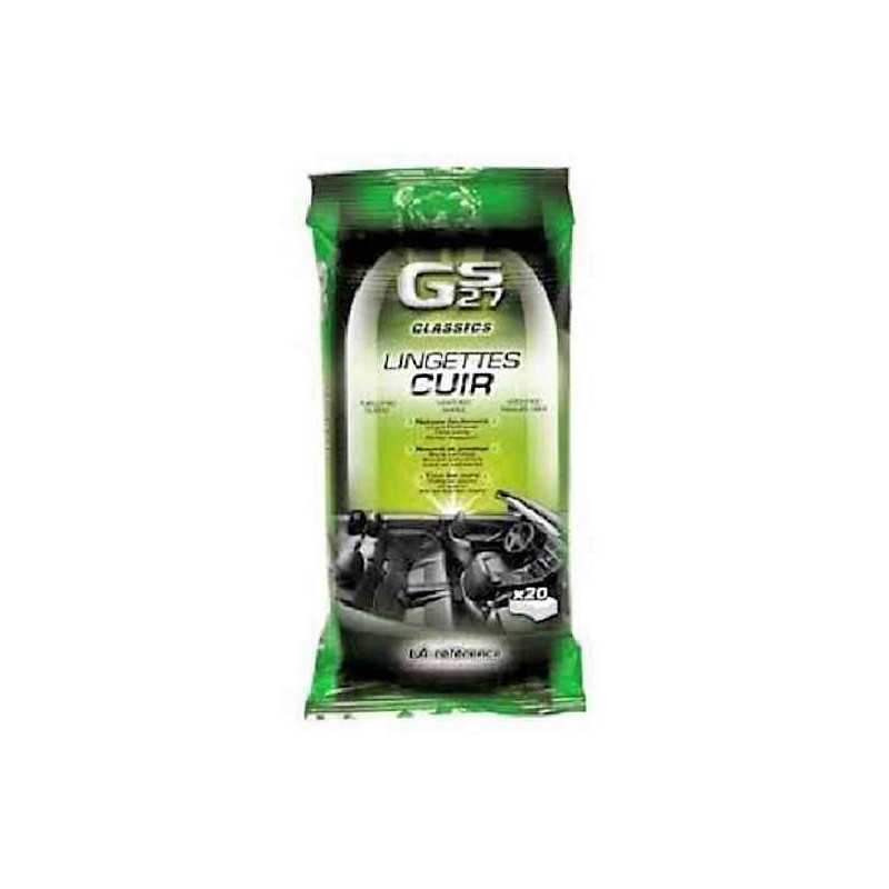 20 lingettes pour le cuir GS27 CL180410 20 lingettes pour le cuir GS27 CL180410