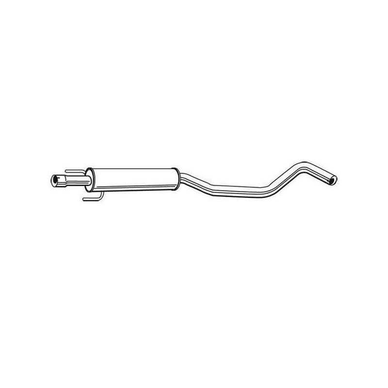 Silencieux central Opel Corsa C 37 2 144 Silencieux central Opel Corsa C 37 2 144