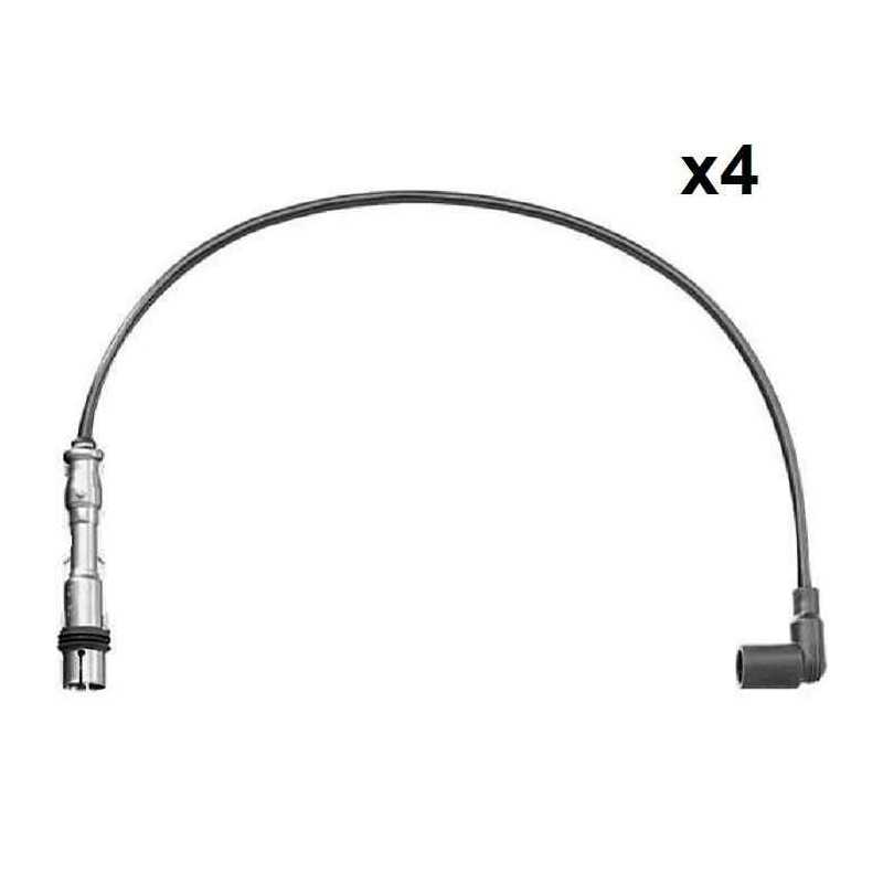 Lot 4 cables d'allumage Seat Arosa Cordoba Ibiza Inca Vw Caddy Lupo Polo zef 1255 Lot 4 cables d'allumage Seat Arosa Cordoba Ibiza Inca Vw Caddy Lupo Polo zef 1255