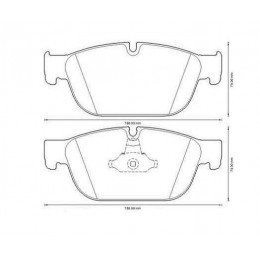 Jeu de plaquettes de frein avant EICHER pour Citroën berlingo C4 Picasso Peugeot partner 5008 101545709