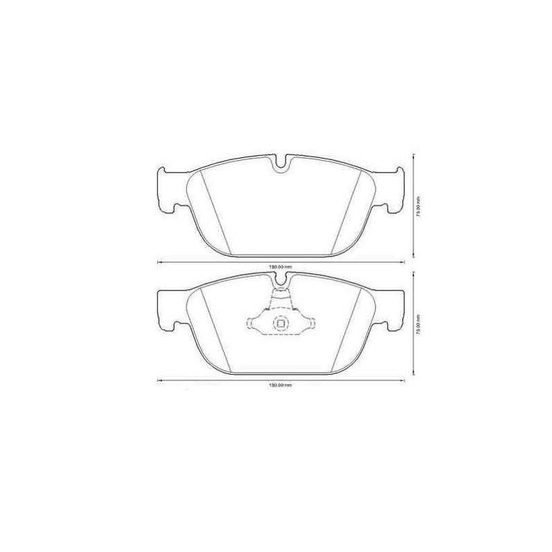 Jeu de plaquettes de frein avant EICHER pour Citroën berlingo C4 Picasso Peugeot partner 5008 101545709