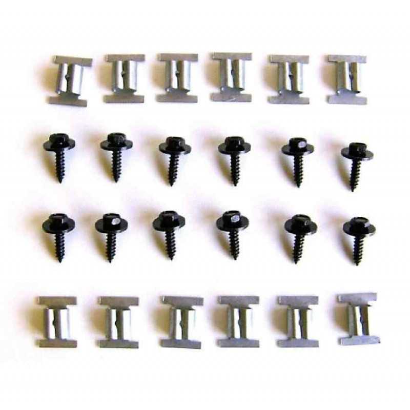 Kit de clips fixation cache sous moteur Opel Astra G H J Corsa C D Insignia  Meriva A B Signum Tigra B Vectra C Zafira A B