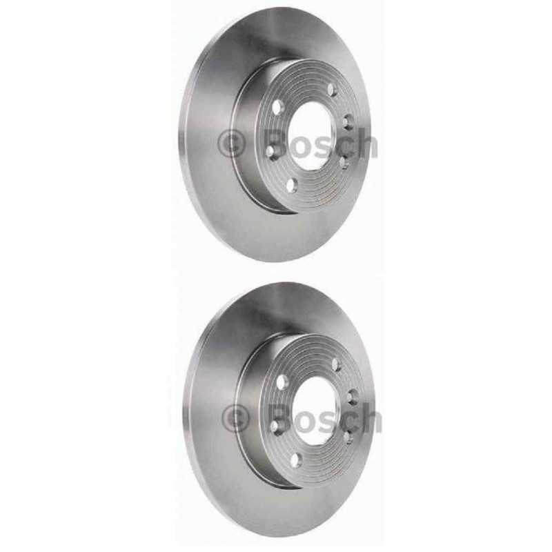 Jeu de 2 Disques de freins avant BOSCH Renault Clio1 2 Express1 2 R11 R19 R21 Super5 0986478105