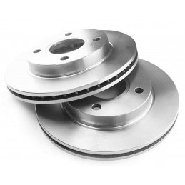 Jeu de 2 disques de frein avant pour Citroen Berlingo Xsara Peugeot 306 Partner B130205