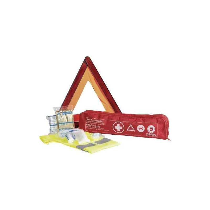 Kit securite, premiers secours Gilet, Triangle + kit secours 9900AP3E Kit securite, premiers secours Gilet, Triangle + kit secours 9900AP3E