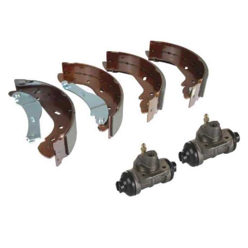 Jeu de 4 machoires de frein+ cylindre de roue arriere Nissan Terrano2 J3501052 + 040616*2 Jeu de 4 machoires de frein+ cylindre de roue arriere Nissan Terrano2 J3501052 + 040616*2
