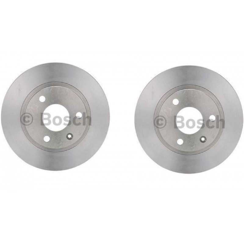 Jeu de 2 disques de frein avant BOSCH Citroen Ax Saxo Peugeot 106 0986478246