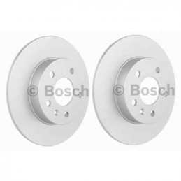 Jeu de 2 disques de frein arriere BOSCH Opel AstraG AstraH MerivaB ZafiraA ZafiraB 0986478884