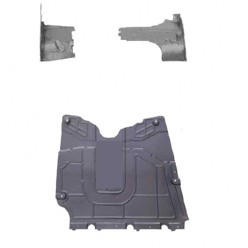 Lot 3 caches, protection sous moteur Fiat Doblo 304234-7+304234-8+ FT0720201 Lot 3 caches, protection sous moteur Fiat Doblo 304234-7+304234-8+ FT0720201