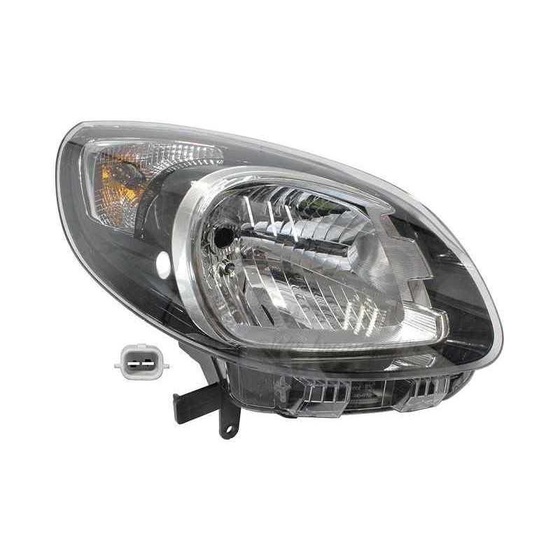 Phare avant droit Noir et Chrome Renault Kangoo a partir de 2013 RN6122E Phare avant droit Noir et Chrome Renault Kangoo a partir de 2013 RN6122E