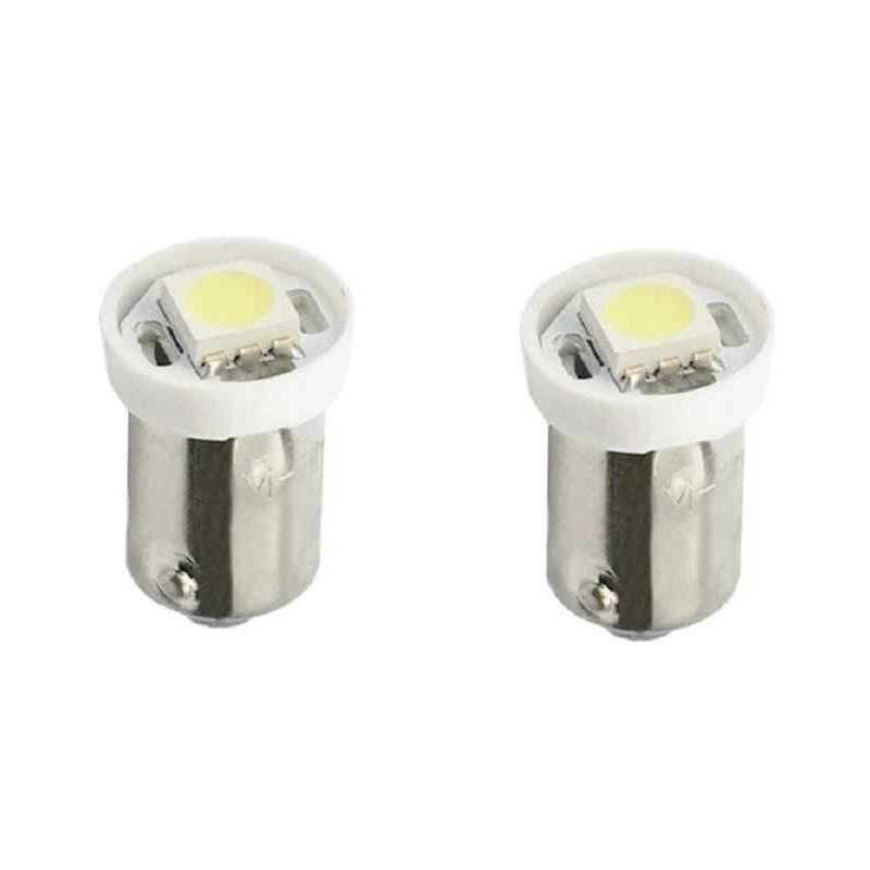 Jeu de 2 ampoules diodes, LED BA9S 1xSMD5050 12V Blanc L008W Jeu de 2 ampoules diodes, LED BA9S 1xSMD5050 12V Blanc L008W