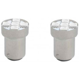 Jeu de 2 ampoules diodes - LED BAY15d...