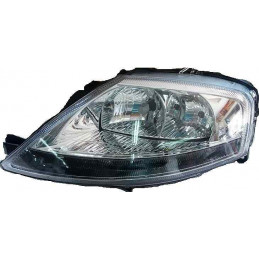 Optique, phare principal avant gauche pour Citroen C3 de 04/02 à 10/09 Blanc LPO302