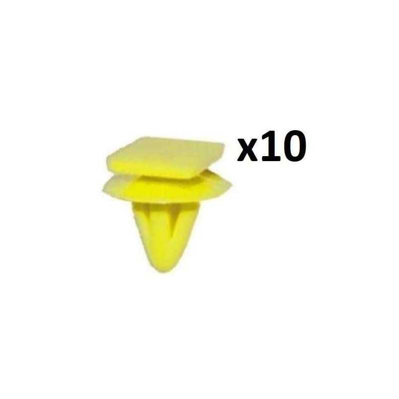 10 clips, rivets, fixations, agrafes de retenue de coffre Hyundai 54