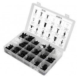 Coffret de clips, fixation panneau de porte, pare chocs Bmw Ford Honda Nissan BF-HE06