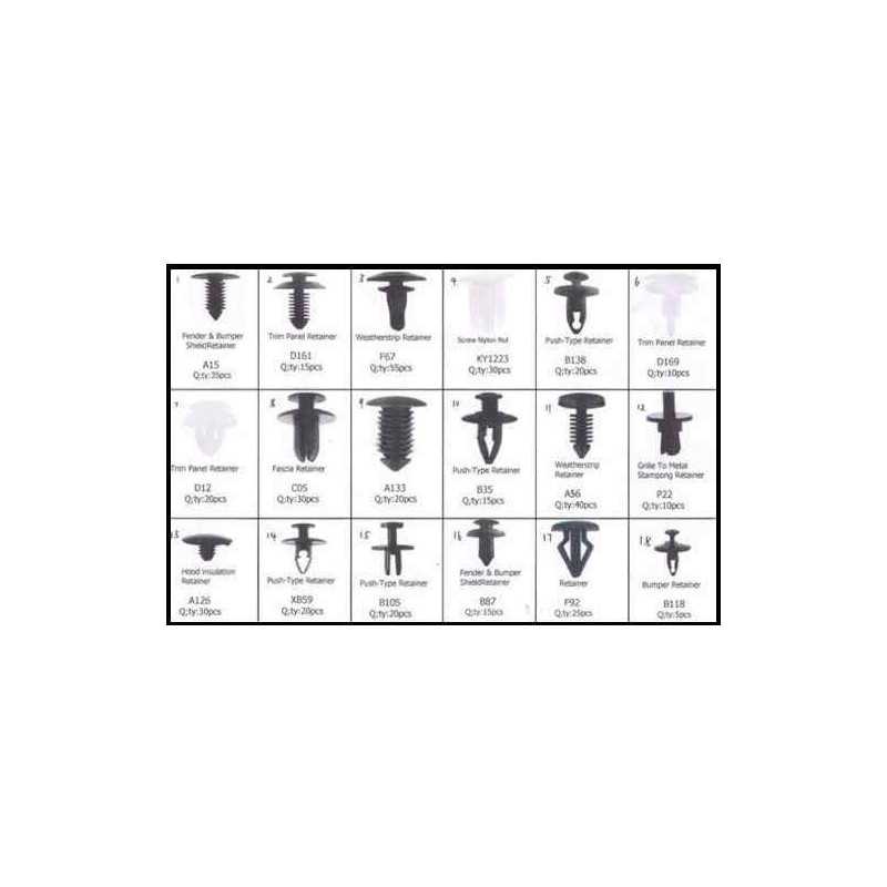 Lot De 10 Clips Fixation Panneau De Porte Pour Ford Mondeo Mk2 Mk3 Mk4 - Référence 1042065