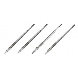 Lot de 4 bougies de préchauffe Nissan Almera 2 - Navara - NP300 - Pathfinder - Pick Up - Primera - X-Trail