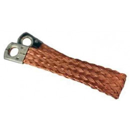 Tresse, cable de masse cuivre 330mm