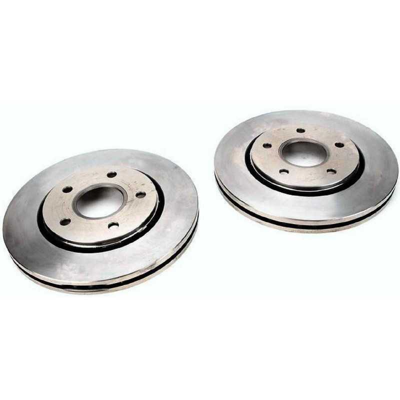 Jeu de 2 disques de frein avant Dodge Caravan 4 Journey Chrysler Grand Voyager 5 ADA104360