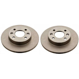 Jeu de 2 Disques de freins avant EICHER Renault Clio 1 2 Express 1 2 R11 R19 R21 Super 5 104745269