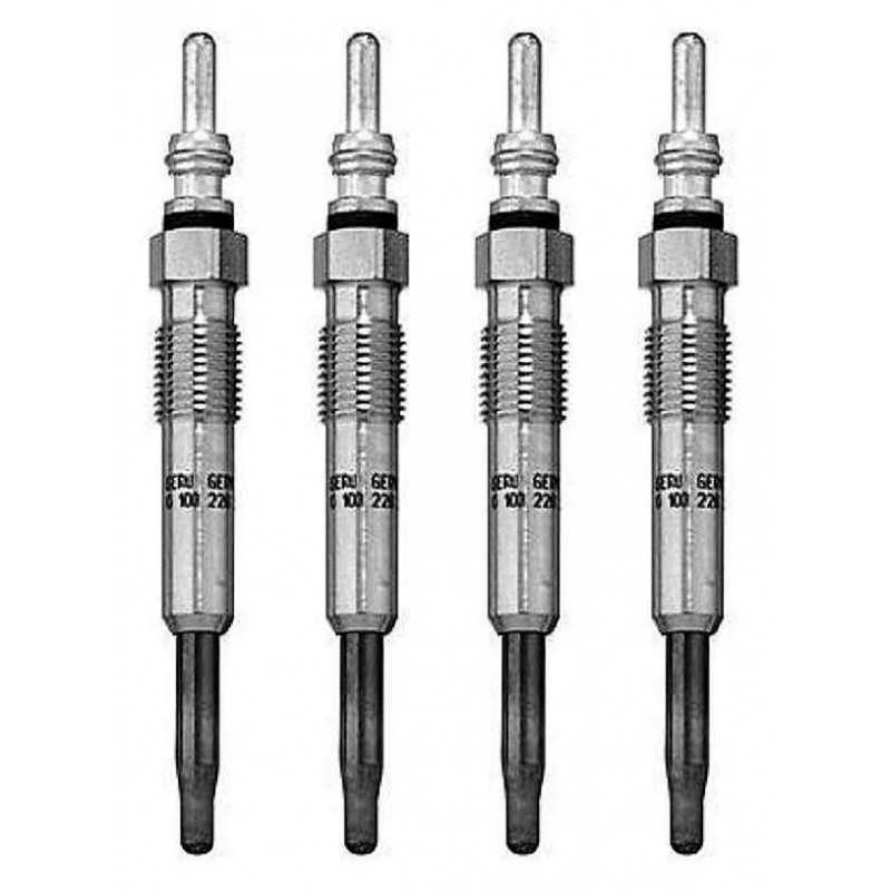 4 X bougies de préchauffage Renault Clio III 1.5 Dci 110654876R 110655687R  GE110