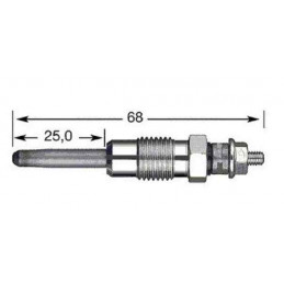 1 Bougie de prechauffe Diesel Renault Megane 1 Scenic 1 1.9D 65 Cv 502024