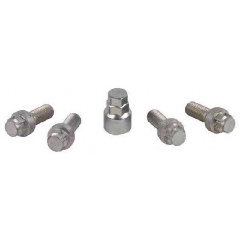Kit Ecrous, Boulons de roue avant arrière Audi Ford Seat Skoda Vw 53,5 mm Chromé