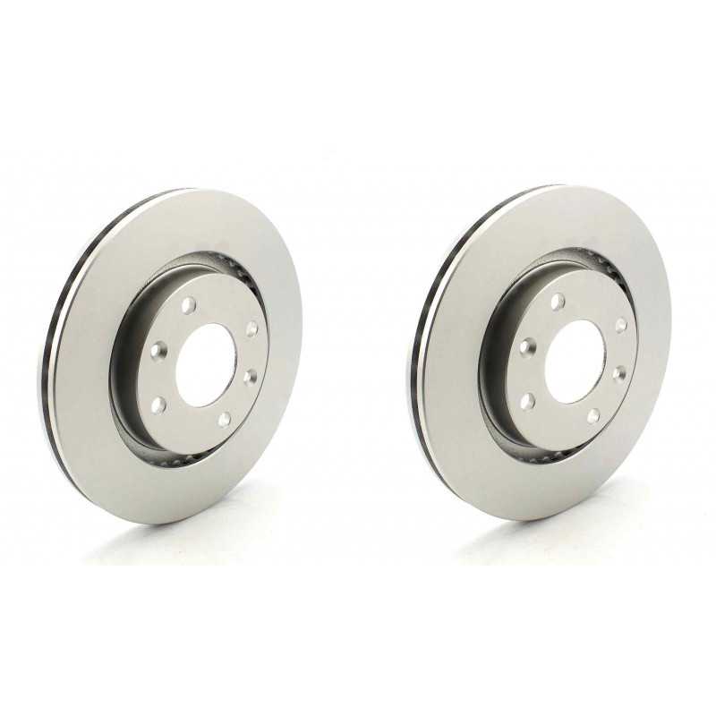 Jeu 2 disques de frein avant ventilés BOSCH Citroen Berlingo Xsara Picasso C2 C3 C4 C5 DS3 C-Elysee Peugeot Partner 206 207