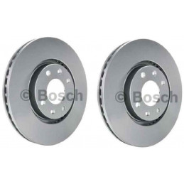 Jeu de 2 disques de frein avant BOSCH Citroen Berlingo C3 C4 DS4 Peugeot 2008 206 207 307 3008 308 1007 5008 Partner 0 986 47...