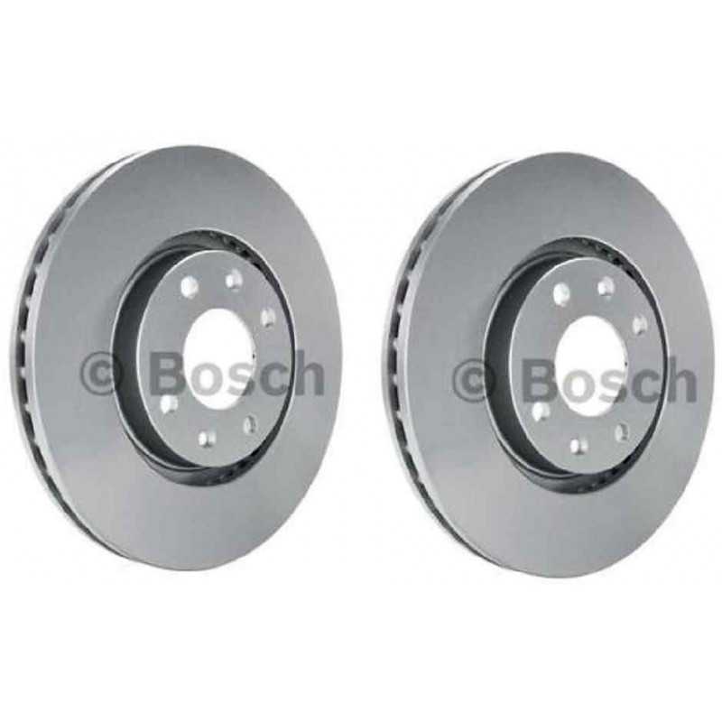 Jeu de 2 disques de frein avant BOSCH Citroen Berlingo C3 C4 DS4 Peugeot 2008 206 207 307 3008 308 1007 5008 Partner 0 986 47...