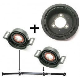 Pack 2 Paliers arbre de transmistion + bague damper d equilibrage Renault Kangoo 4x4 5244*1+5099*2