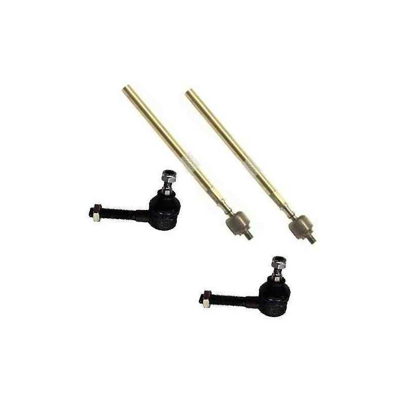 Lot 2 rotules de direction et 2 rotules axiales Peugeot 205 - 309 Citroen C15 - Visa 720412*2+BF-89007-1*2 Lot 2 rotules de direction et 2 rotules axiales Peugeot 205 - 309 Citroen C15 - Visa 720412*2+BF-89007-1*2
