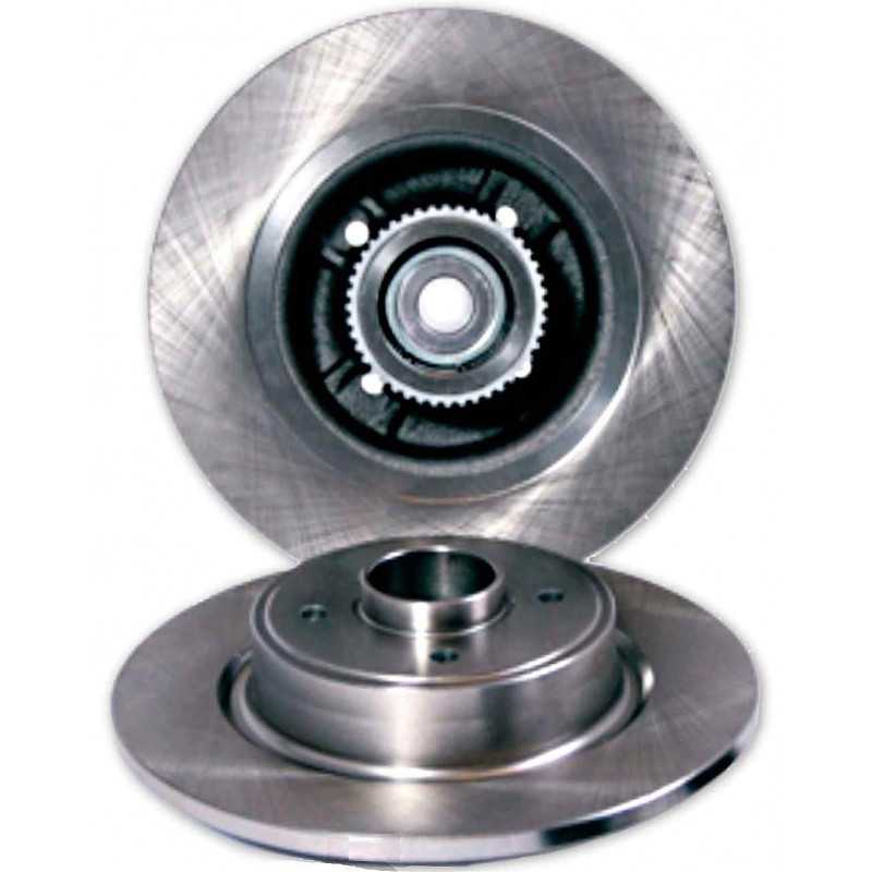 Jeu de 2 disques de frein plein a/roulement EICHER Citroen C3 picasso C4 DS3 Peugeot 207 307