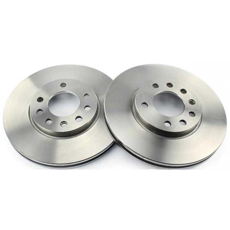 Jeu de 2 disques de frein avant EICHER Opel Astra G H Combo Corsa C Meriva B Zafira A B B130079
