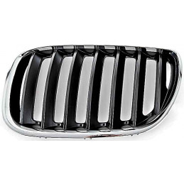 Grille de calandre Gauche Noire et chromée Bmw X5 E53 de 12/03 à 02/07 1952006