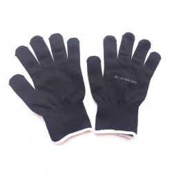 Paire de gants de protection en tissu noir Taille S Gants Taille S