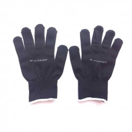 Paire de gants de protection en tissu noir Taille S Gants Taille S