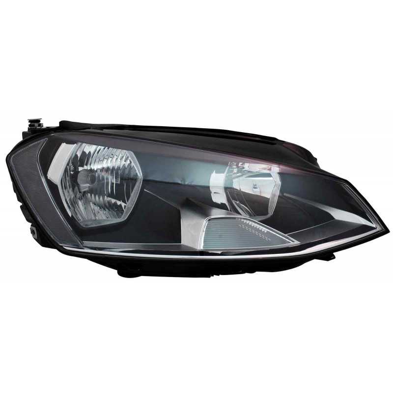 Optique, phare, projecteur principal avant droit Vw Golf 7 Transparent VGG3001R