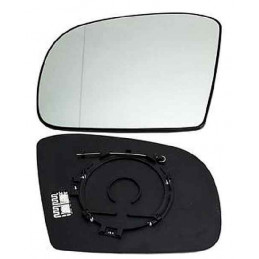 Glace de retroviseur, miroir chauffant + support Mercedes Classe ML avant 2008 chrome 5045545M