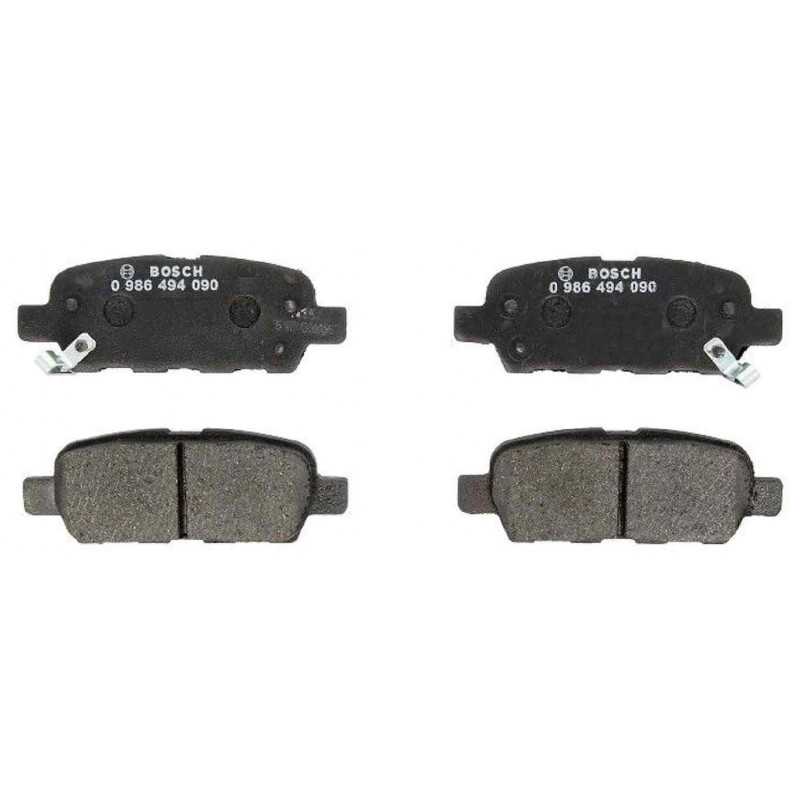 Jeu de 4 plaquettes de frein arriere BOSCH Nissan Juke Murano NV200 Qashqai X-Trail Renault Koleos Suzuki Grand Vitara