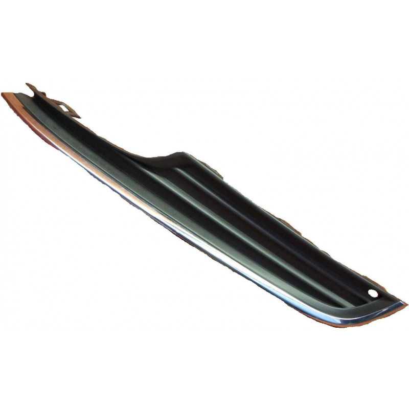 Grille de Pare choc avant gauche inférieur VOLKSWAGEN Golf 7 SW VARIANT Noire a/moulure chrome