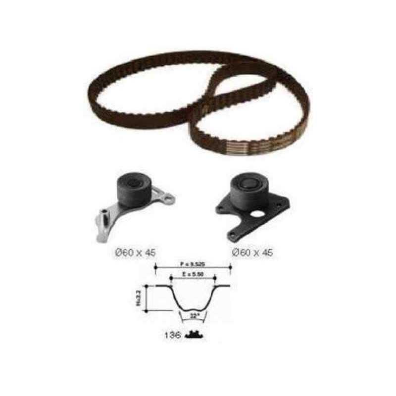 Kit distribution + pompe à eau pour Citroen Peugeot XUD 1.7 1.8 1.9 Diesel et Turbo apres 1994 KD459.01