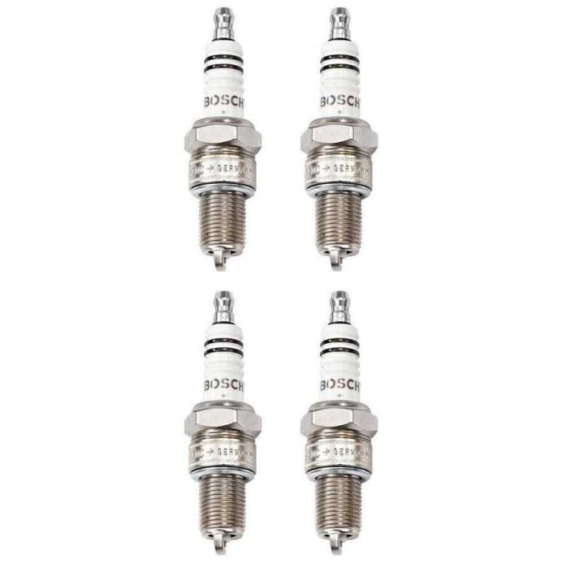 Pack, lot 4 Bougies d allumage BOSCH Citroen C3 C4 C5 C8 Fiat Hyundai Kia Lancia Nissan Peugeot 206 307 406 407 Renault Espac...