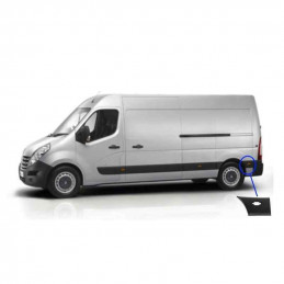 Baguette, bande de protection arriere gauche pour Nissan Interstar Opel Movano Renault Master