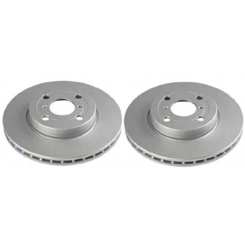 Jeu de 2 disques de frein avant pour Daihatsu Charade Toyota Yaris