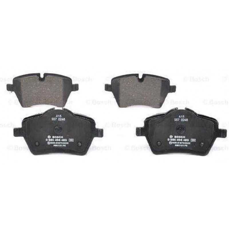 Jeu de 4 plaquettes de frein avant BOSCH Mini Countryman Paceman 0986494489 Jeu de 4 plaquettes de frein avant BOSCH Mini Countryman Paceman 0986494489